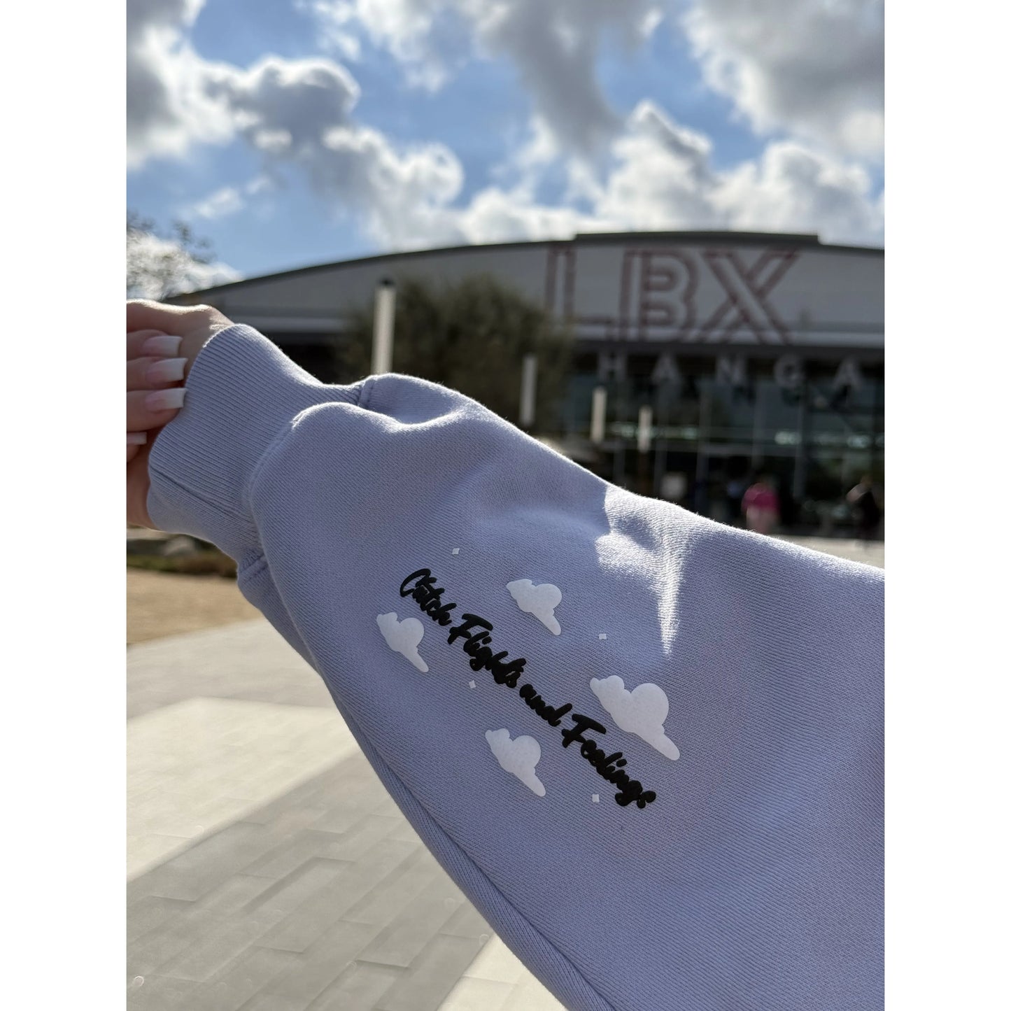 OFTB Catch Flights and Feelings Hoodie (Powder)