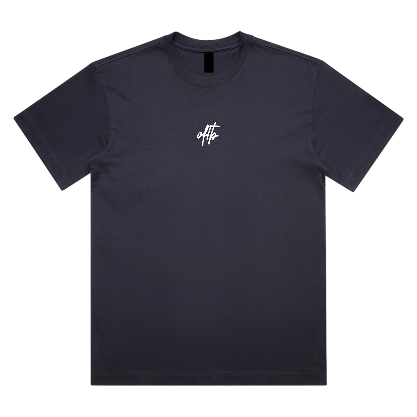 Time Can't Be Borrowed Box Tee (Midnight Blue)