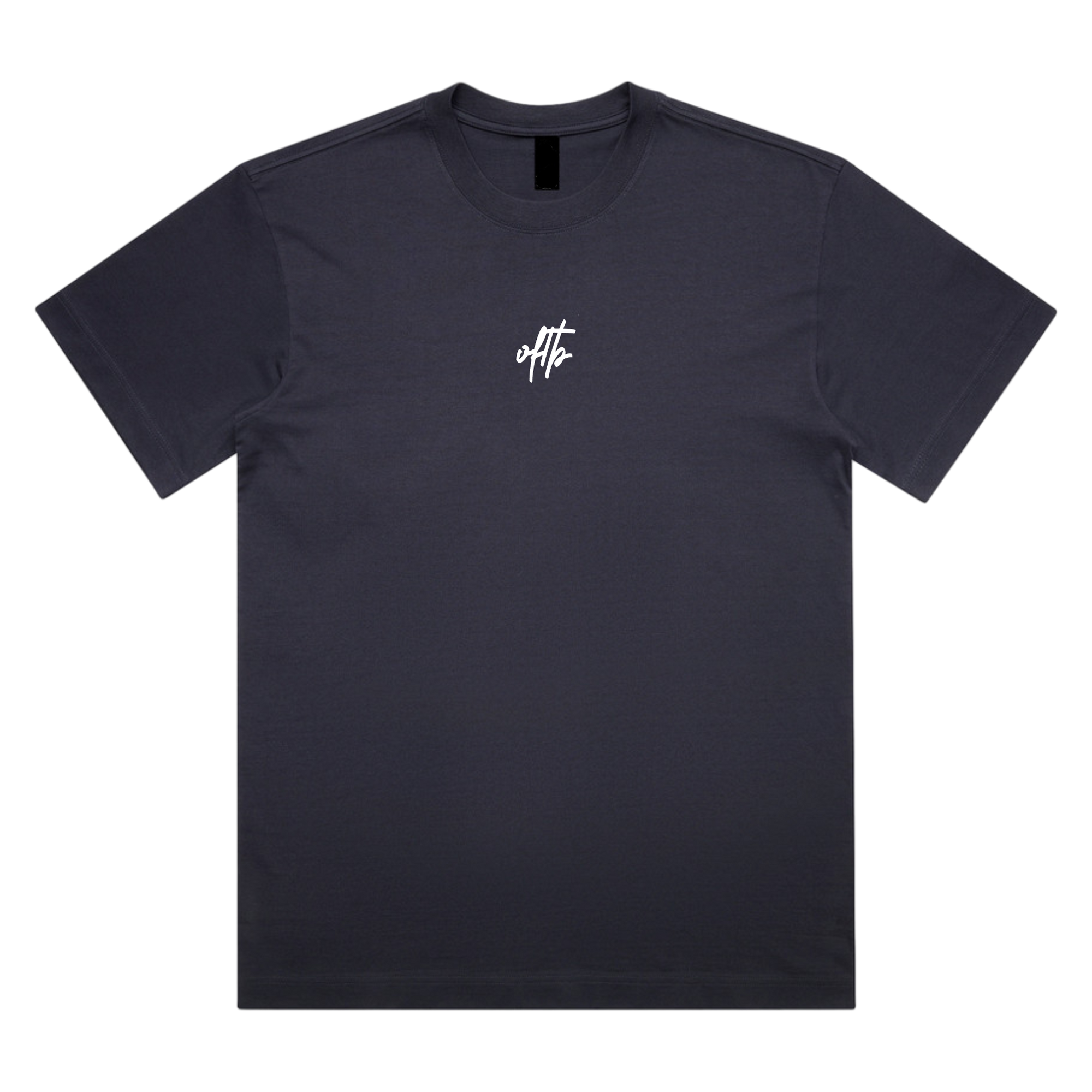 Time Can't Be Borrowed Box Tee (Midnight Blue)