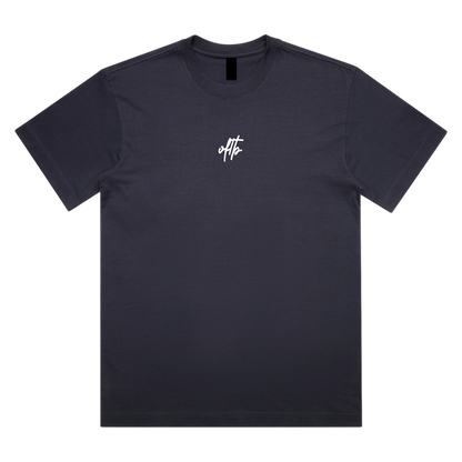 Time Can't Be Borrowed Box Tee (Midnight Blue)